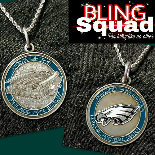 EAGLES DOUBLE SIDED PENDANT