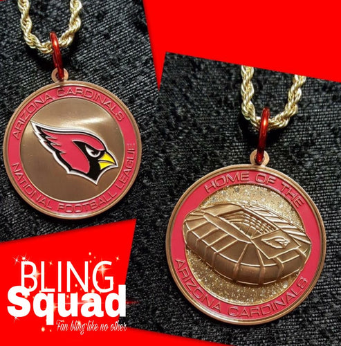 CARDINALS DOUBLE SIDED PENDANT