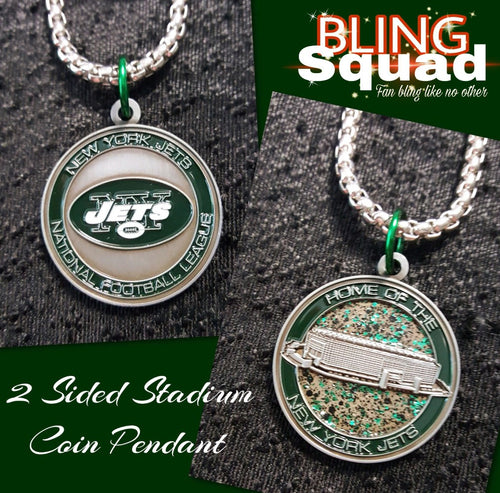 JETS DOUBLE SIDED PENDANT