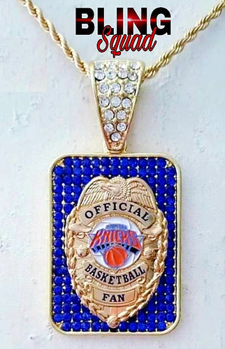 KNICKS SHIELD DOG TAG