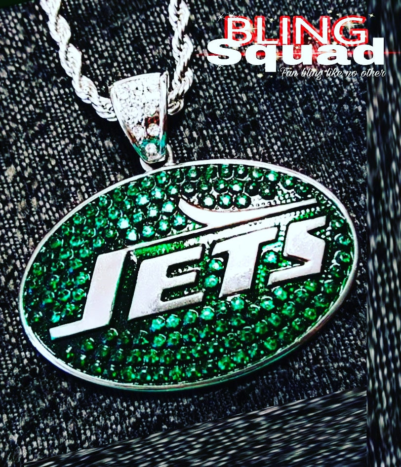 JETS  LOGO PENDANT