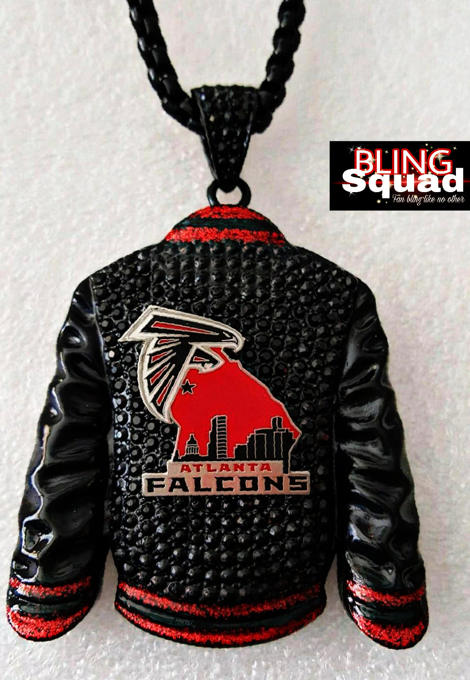 FALCON BLK CITY SKYLINE JACKET