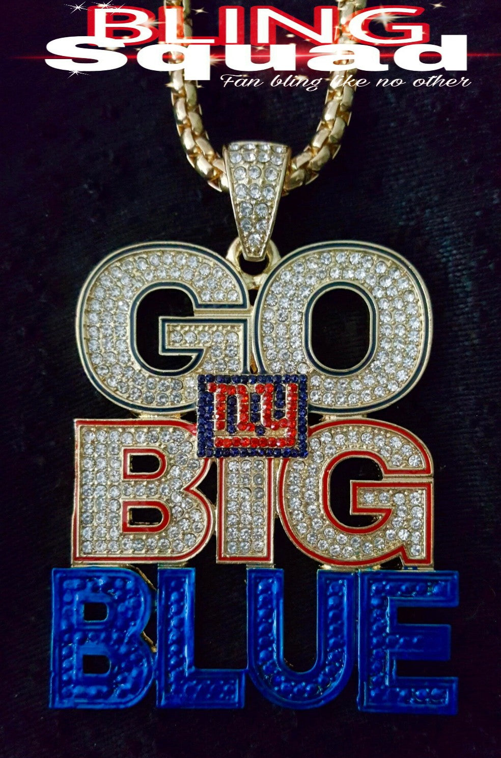 GIANTS GO BIG BLUE GOLD