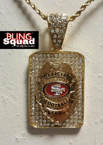 49ER SHIELD DOG TAG