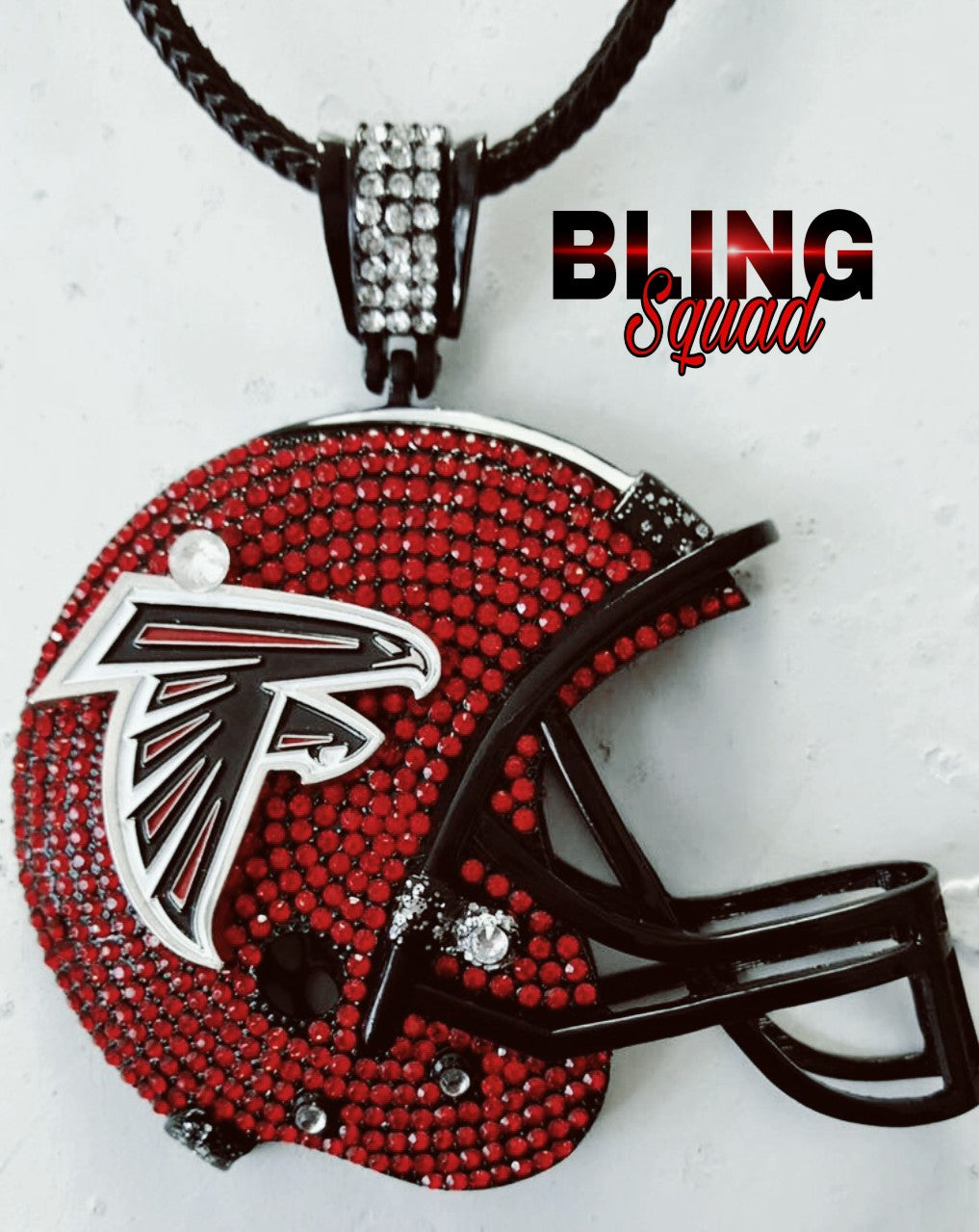 FALCONS FIRE RED LRG HELMET