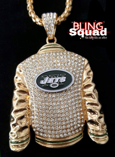 JETS GOLDTONE JACKET